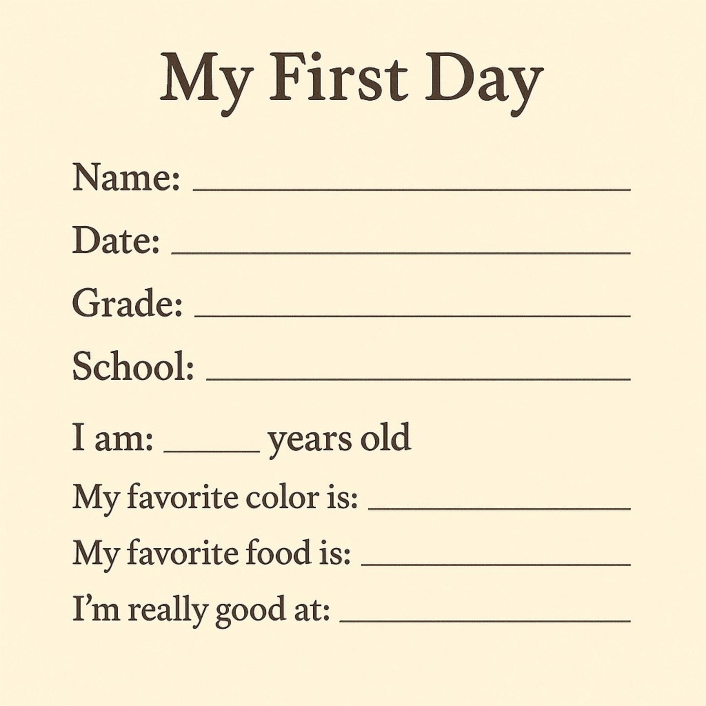 Ollie's First Day